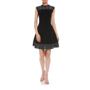 Ted Baker black and gold dress - size 2 (us 6)